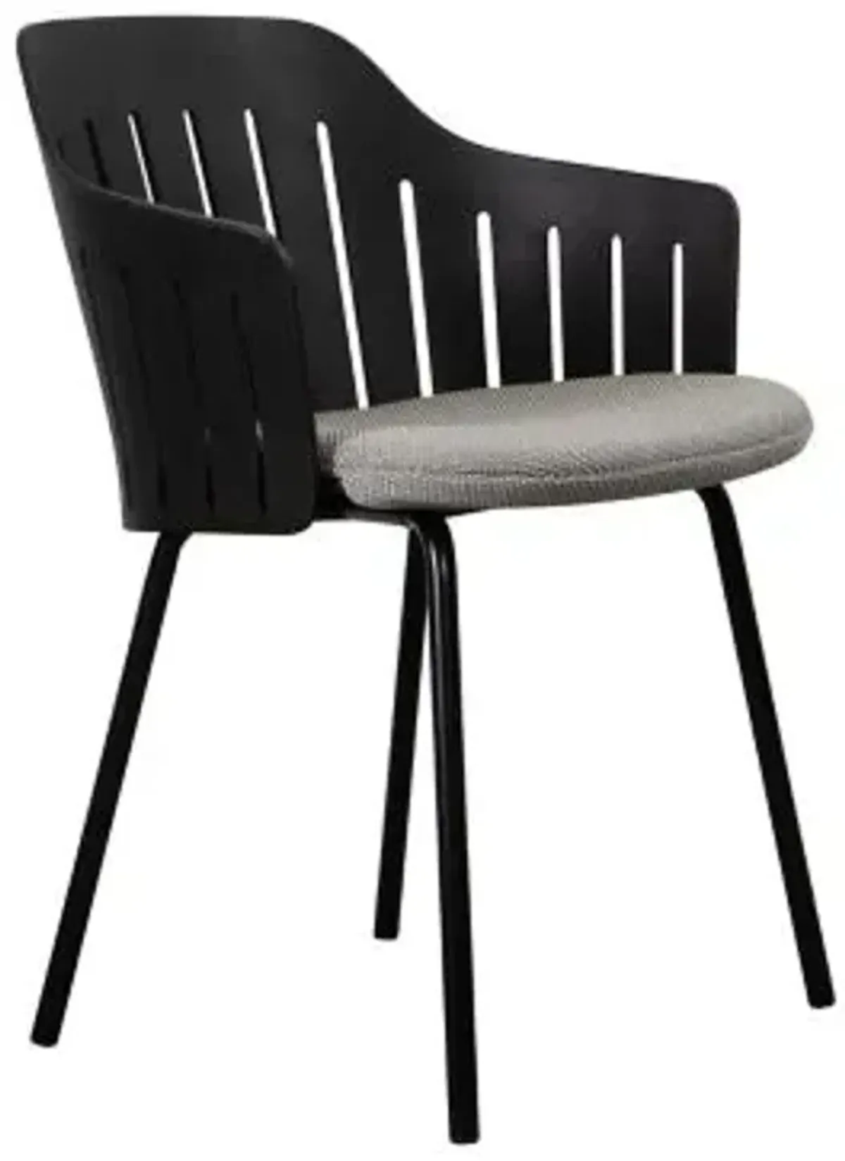 Choice Outdoor Chair with Seat/Back Covers, Steel Base