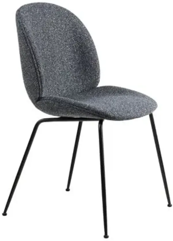 Beetle Upholstered Dining Chair - Conic Base
