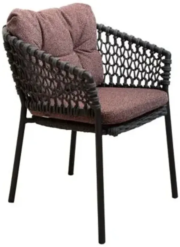 Ocean Stackable Outdoor Armchair with Cushion