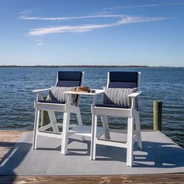 Lollygagger Hi-rise Chair Set with Square Bridge