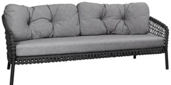 Ocean Large 3-Seater Outdoor Sofa with Cushion Set