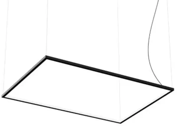 Circus Rectangular Acoustic Lighting LED Pendant with Uplight