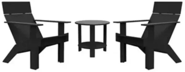 Tall Outdoor Lollygagger Lounge and End Table Bundle