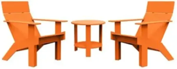 Tall Outdoor Lollygagger Lounge and End Table Bundle