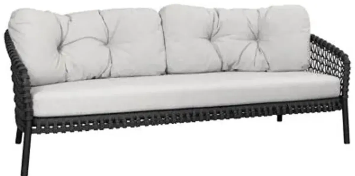 Ocean Large 3-Seater Outdoor Sofa with Cushion Set