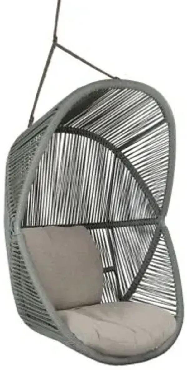 Hive Outdoor Hanging Lounge Chair with Cushion
