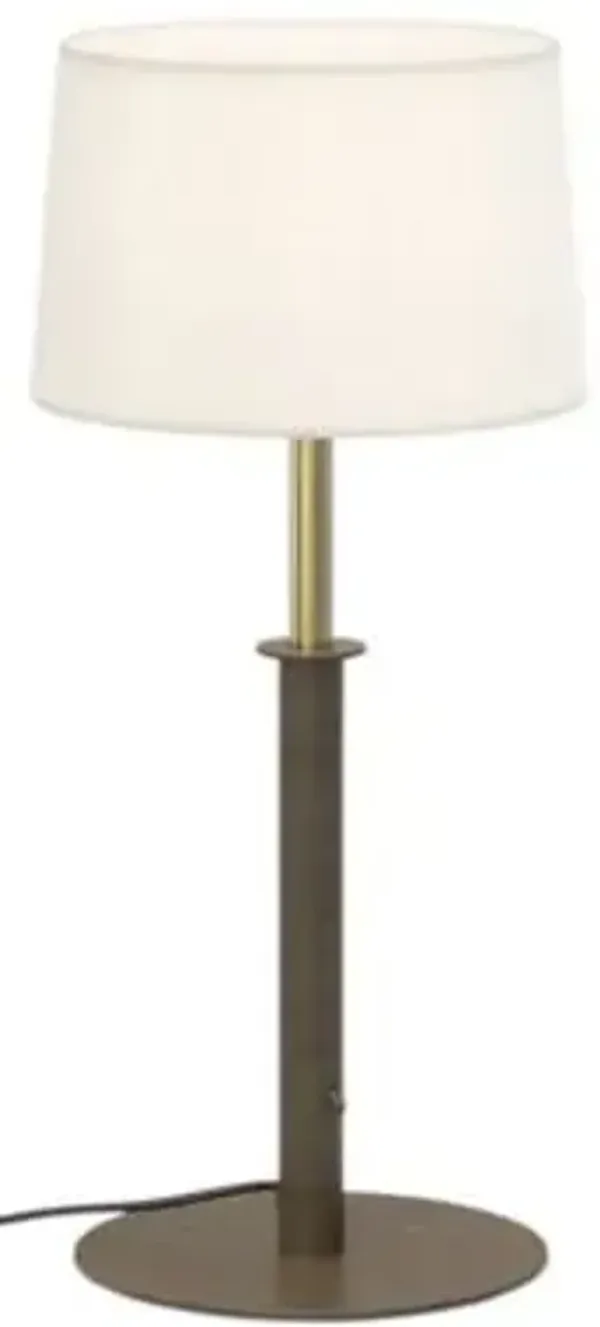 Club Table Lamp with Round 250 Shade