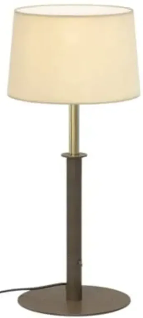 Club Table Lamp with Round 250 Shade