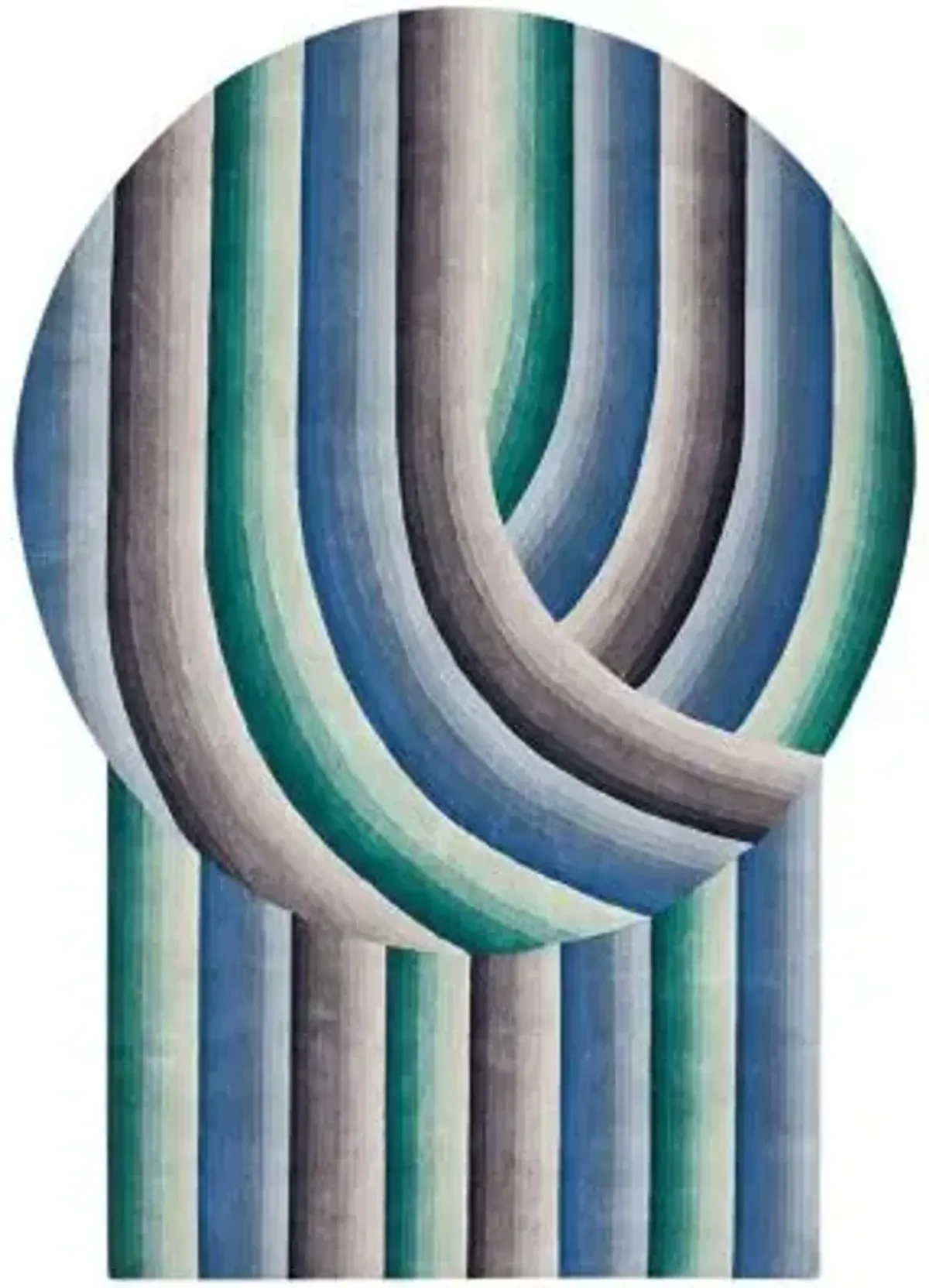 Round Mirage Area Rug
