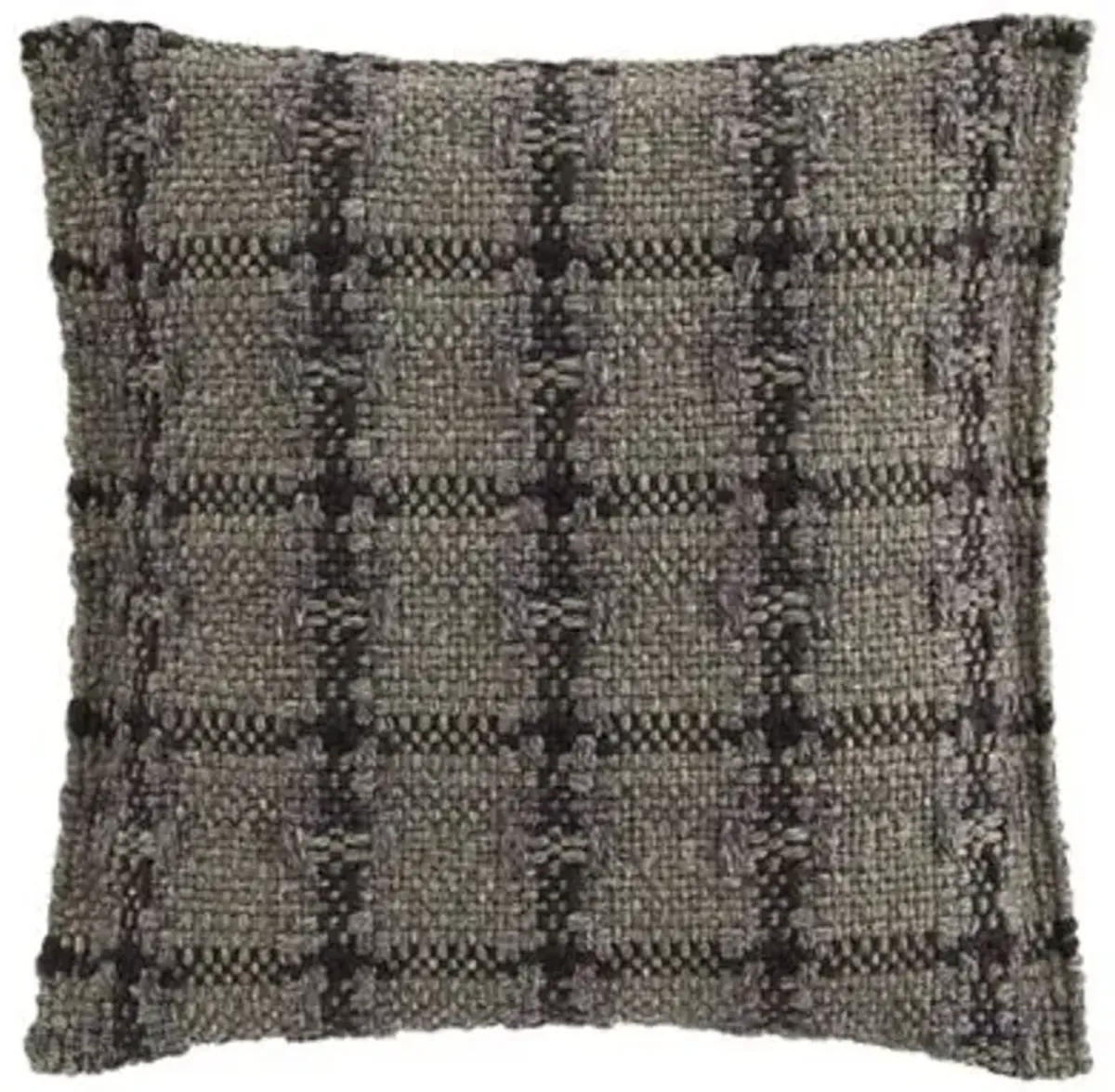 Garden Layers Checks Outdoor Pillow