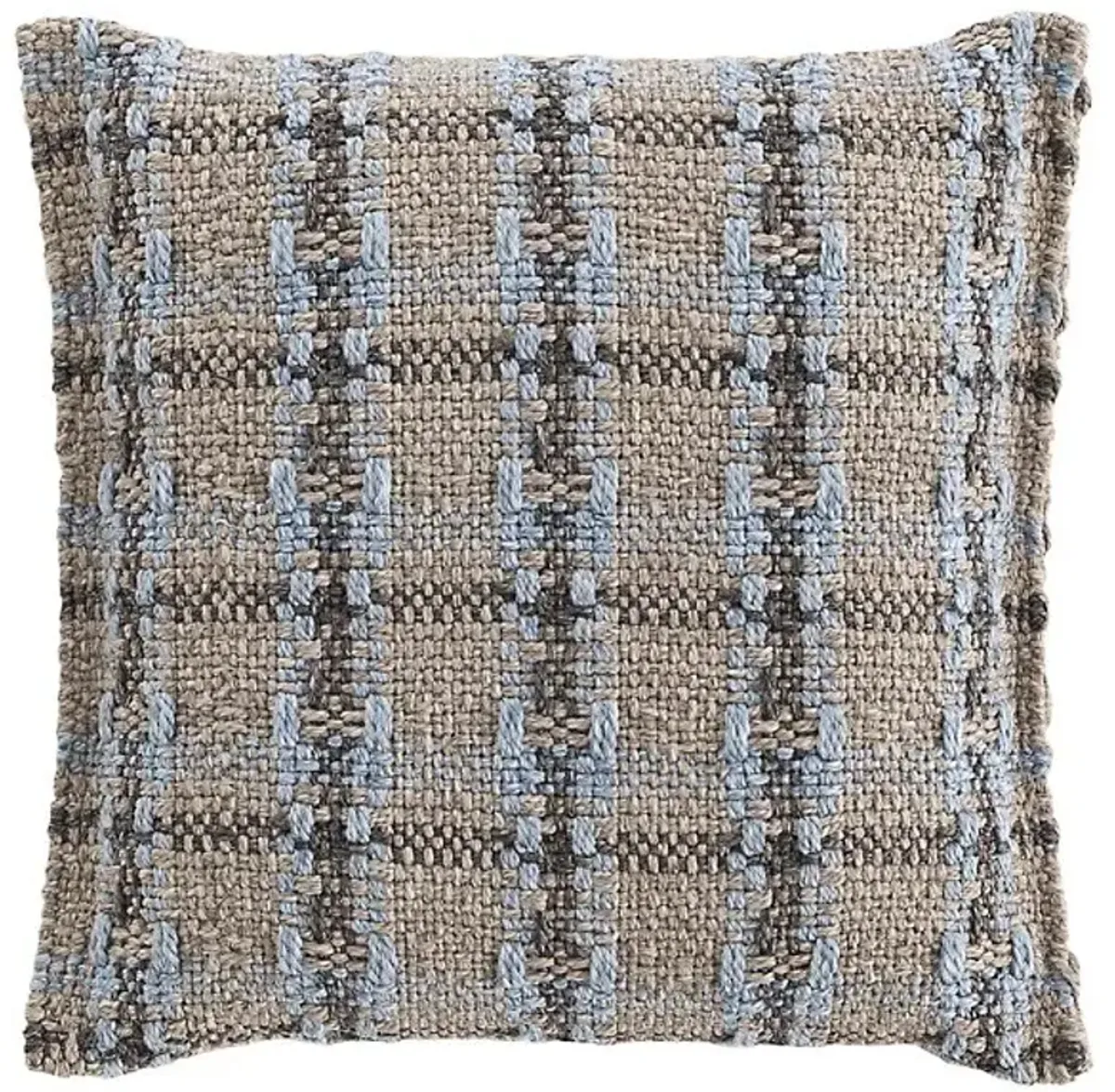 Garden Layers Checks Outdoor Pillow