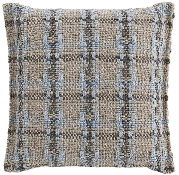 Garden Layers Checks Outdoor Pillow