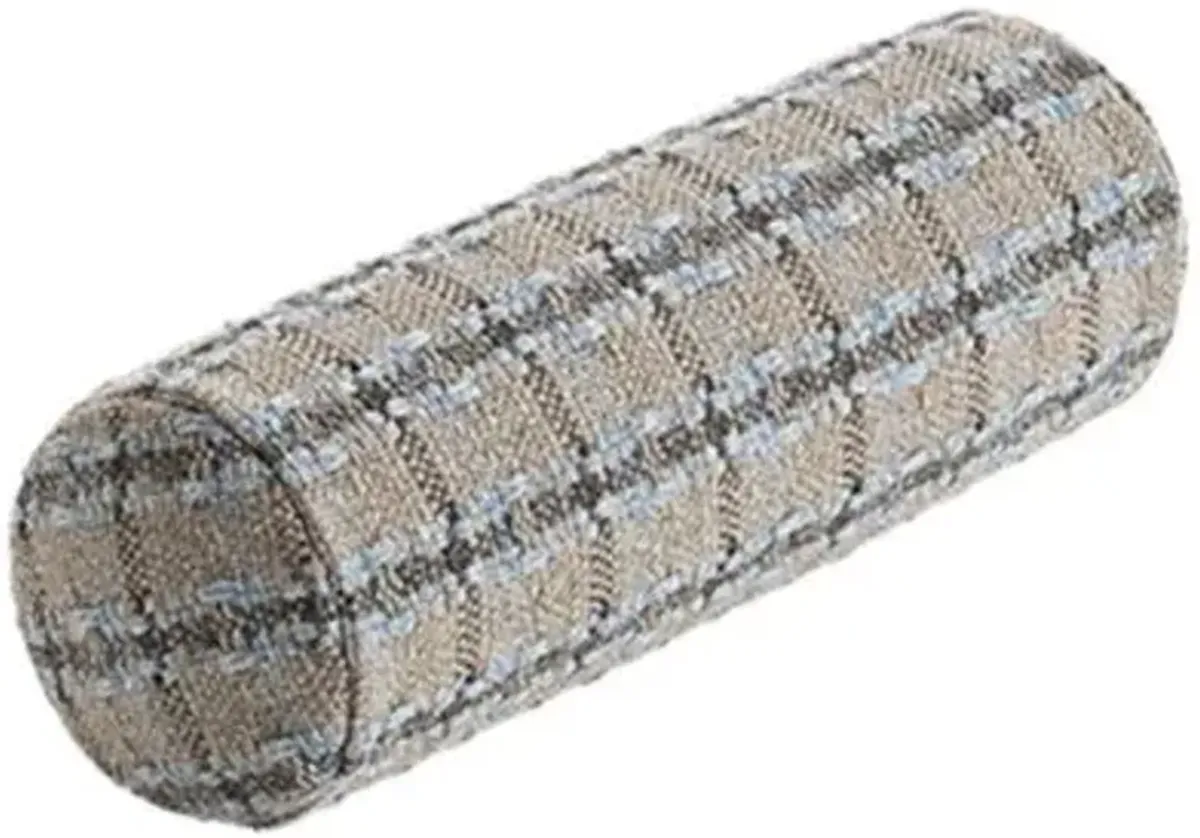 Garden Layers Checks Outdoor Roll Pillow
