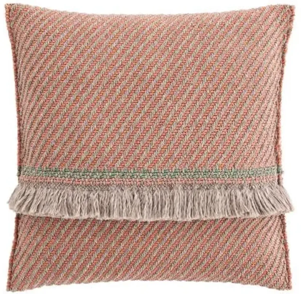 Garden Layers Diagonal Big Outdoor Pillow