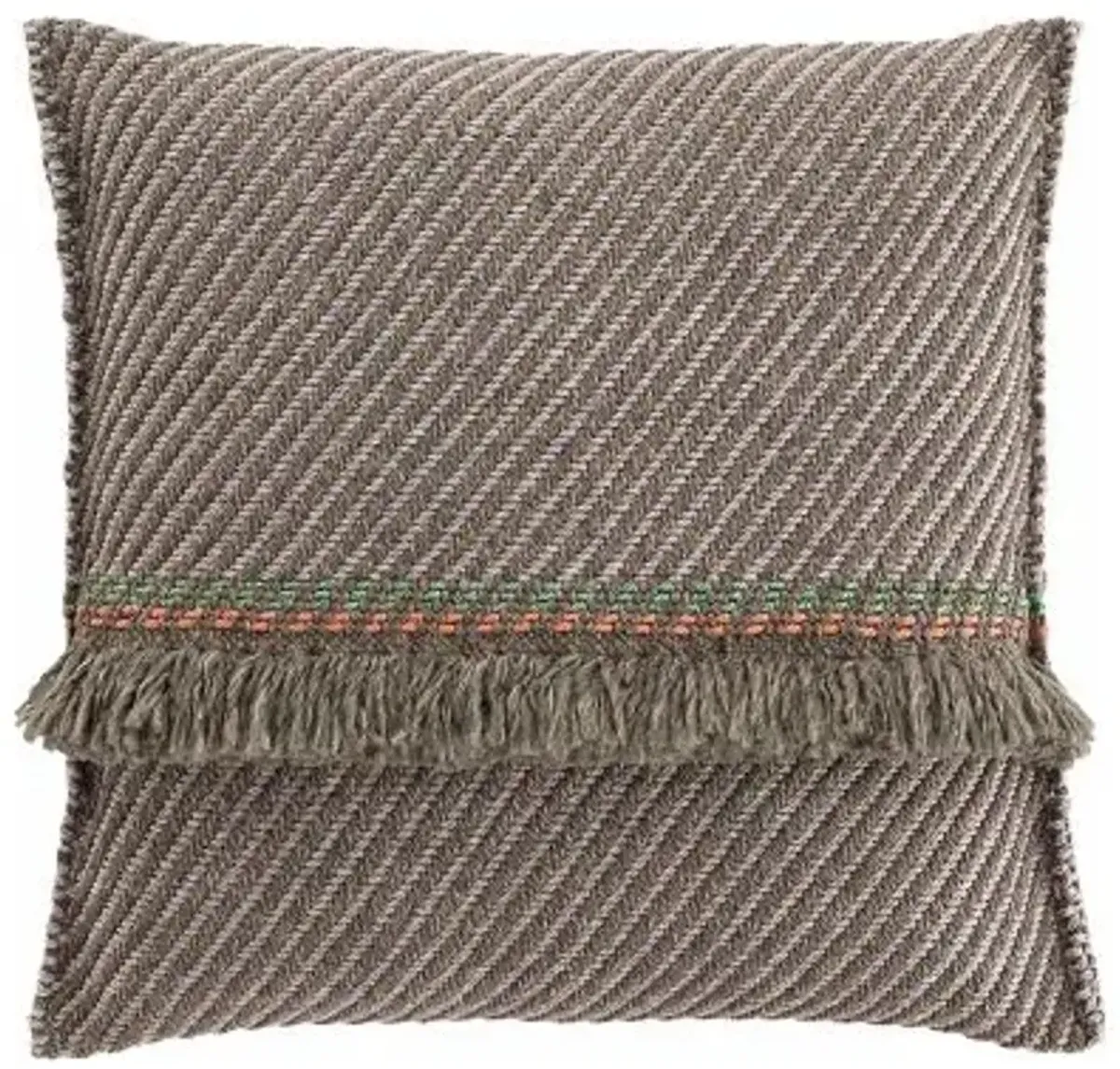 Garden Layers Diagonal Big Outdoor Pillow