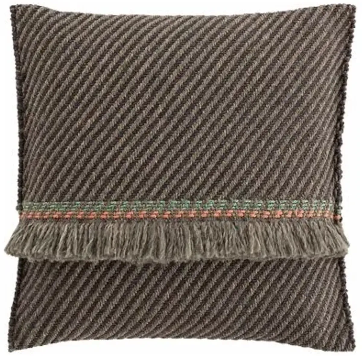Garden Layers Diagonal Big Outdoor Pillow