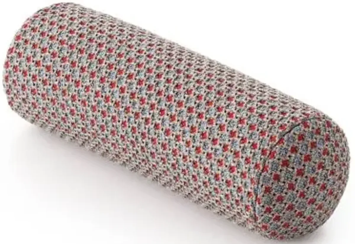 Garden Layers Gofre Outdoor Roll Pillow