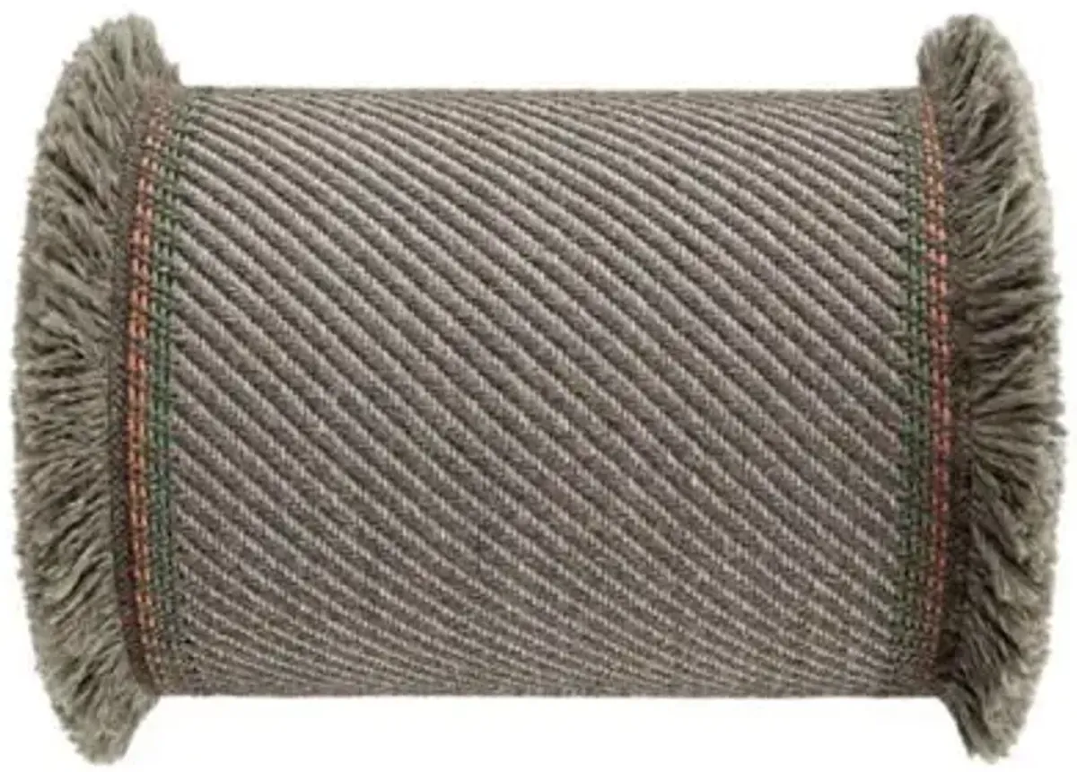 Garden Layers Diagonal Big Outdoor Roll Pillow