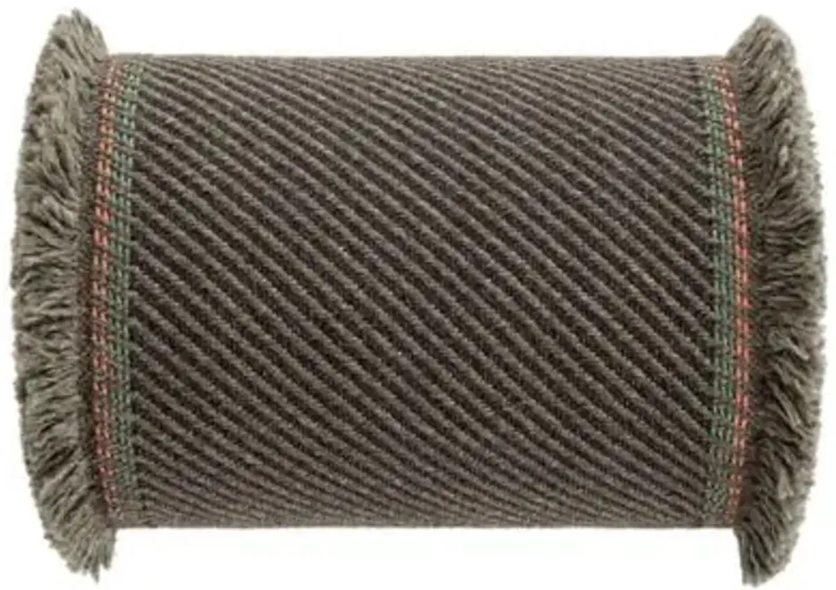 Garden Layers Diagonal Big Outdoor Roll Pillow