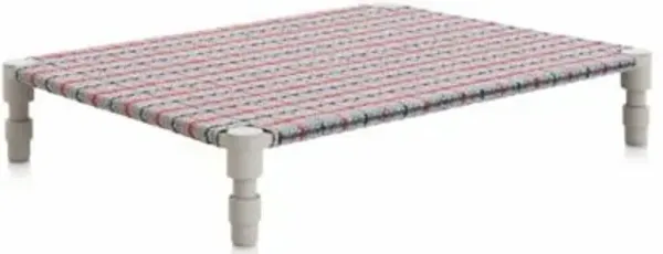 Garden Layers Tartan Outdoor Double Indian Bed