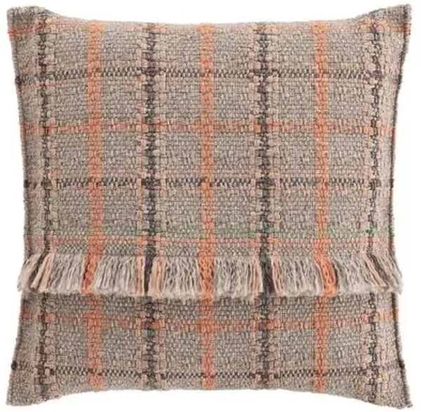 Garden Layers Tartan Big Outdoor Pillow