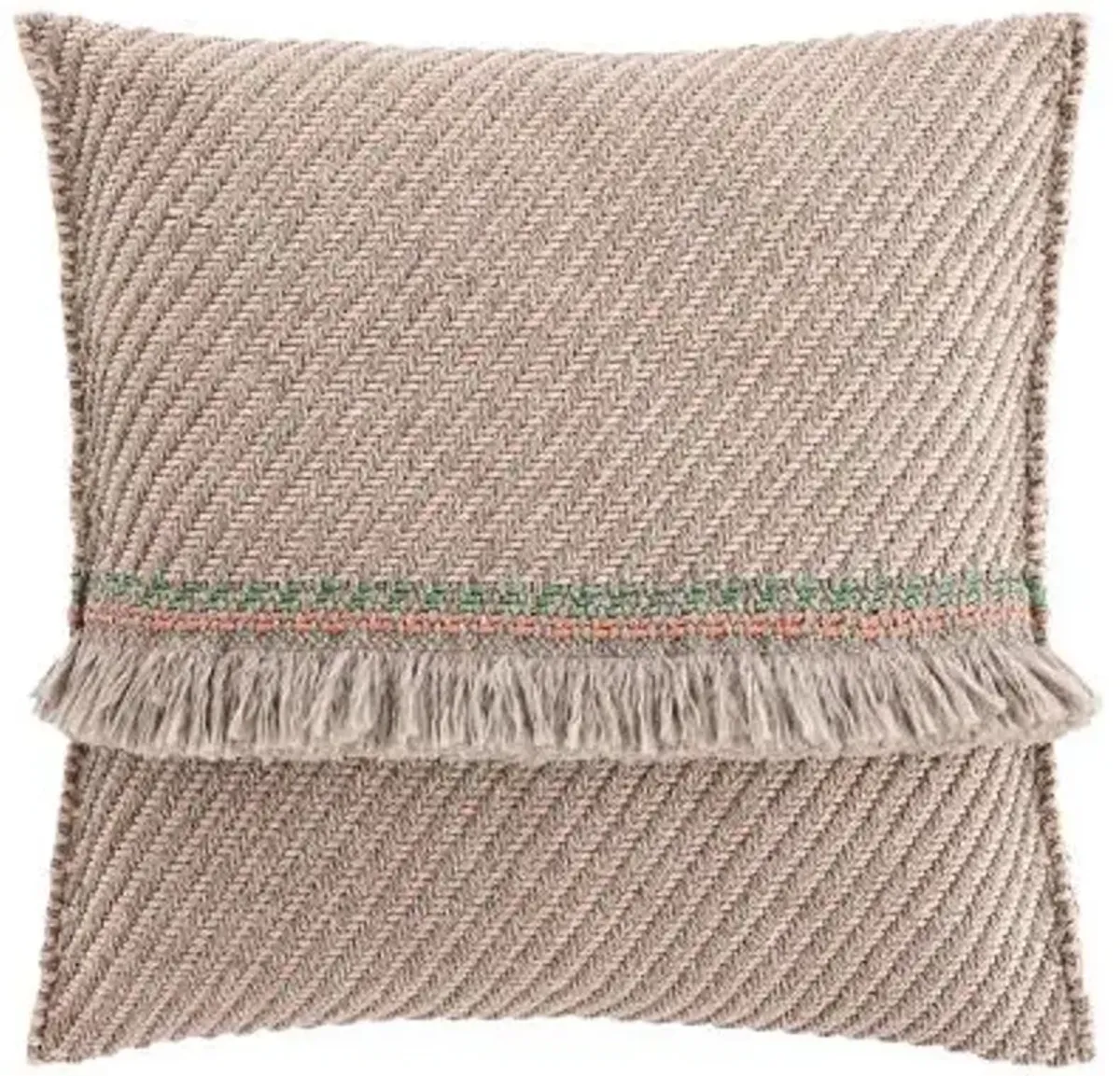 Garden Layers Diagonal Big Outdoor Pillow