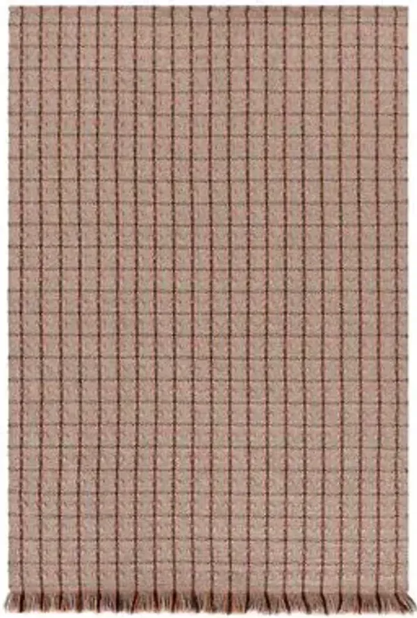 Garden Layers Checks Outdoor Area Rug