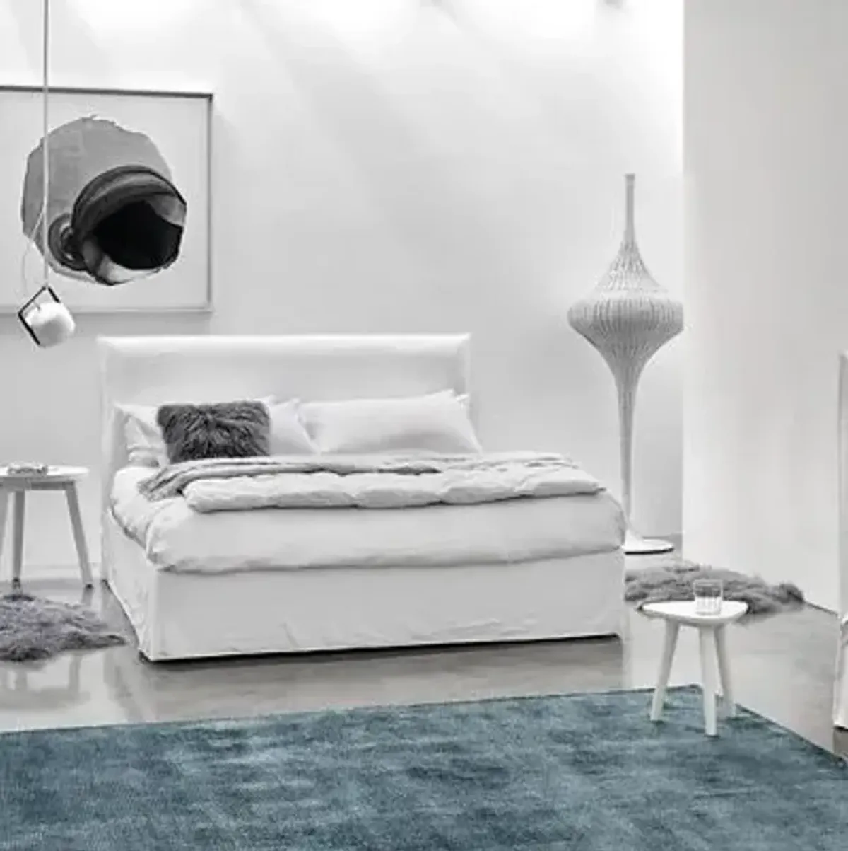 Ghost Upholstered Bed