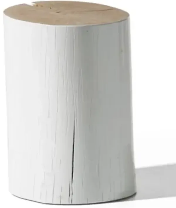 Log Small Side Table
