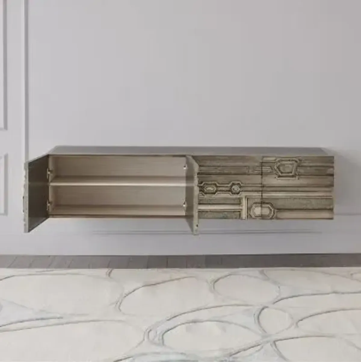 Abstract Block Cabinet