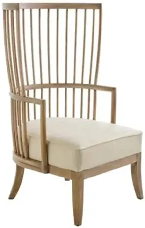 Spindle Wing Chair