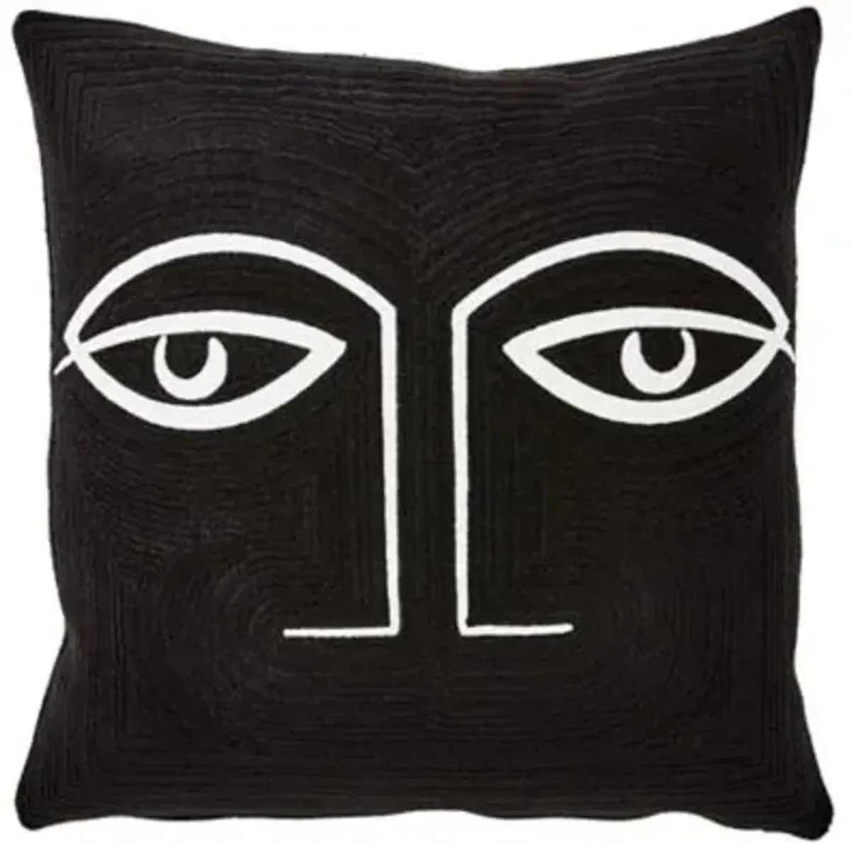 Two Eye Throw Pillow