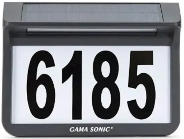 Solar LED Address Wall Light