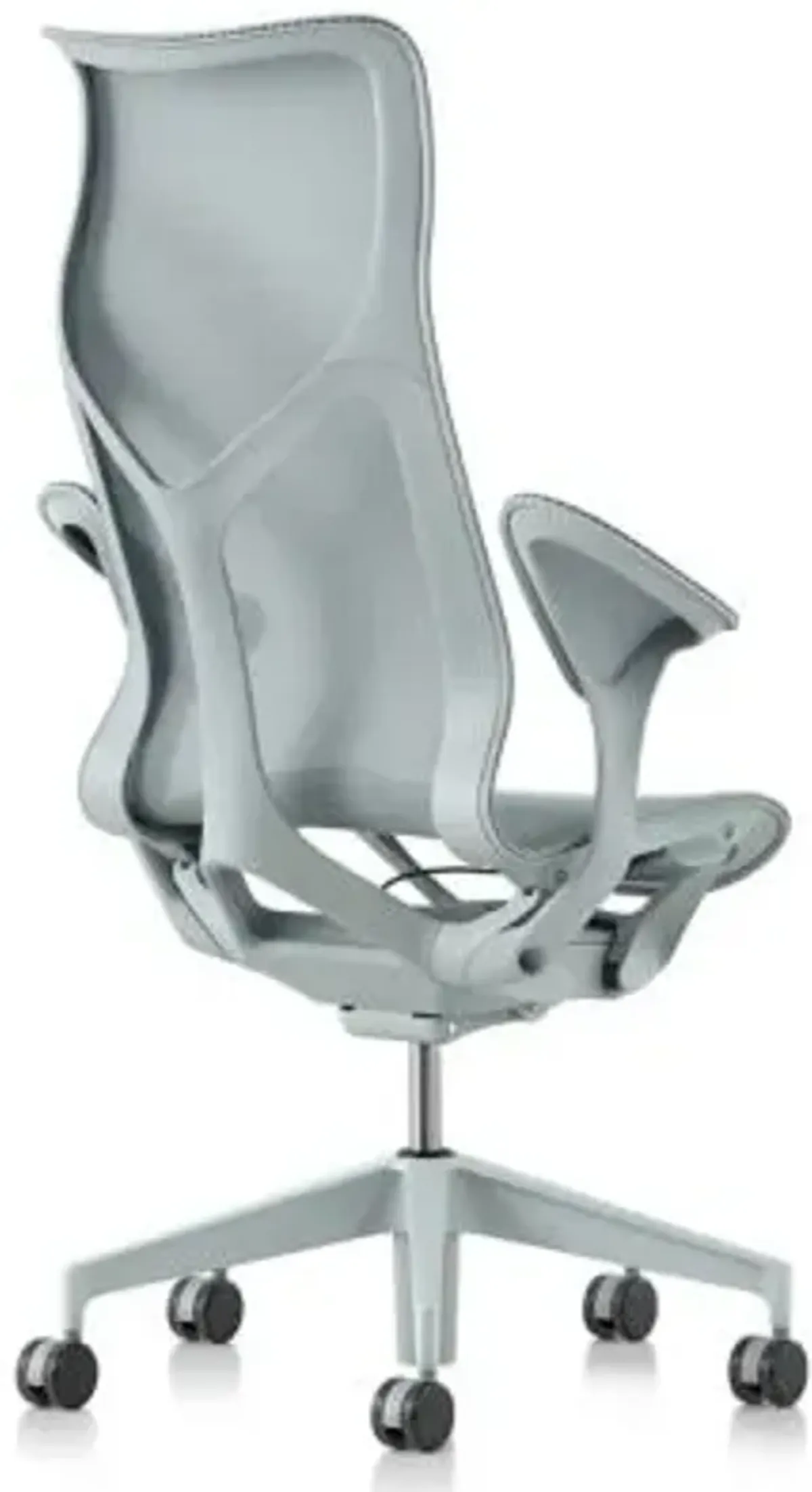 Cosm High Back Chair with Leaf Arms