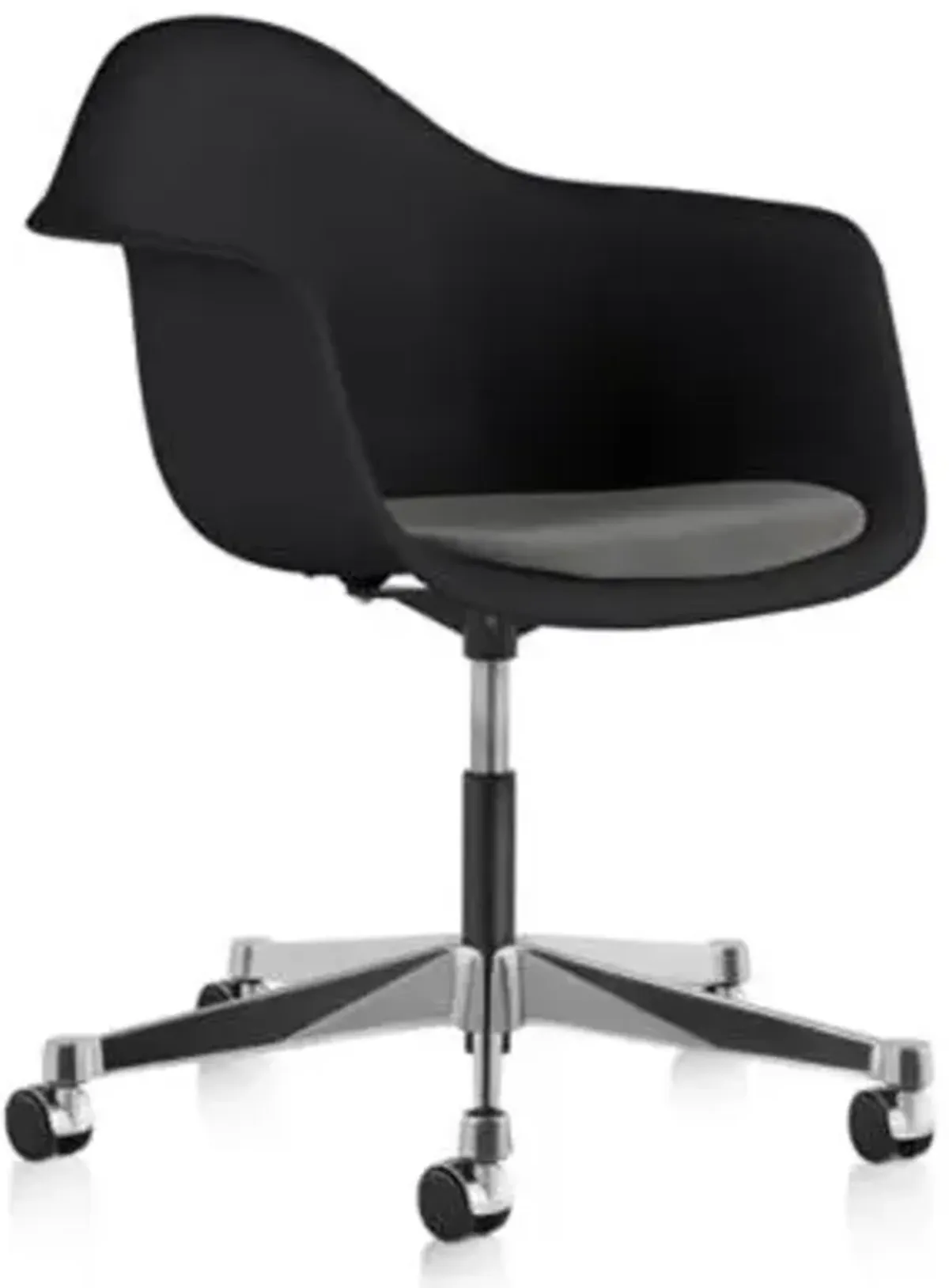 Eames Molded Plastic Task Armchair with Seat Pad