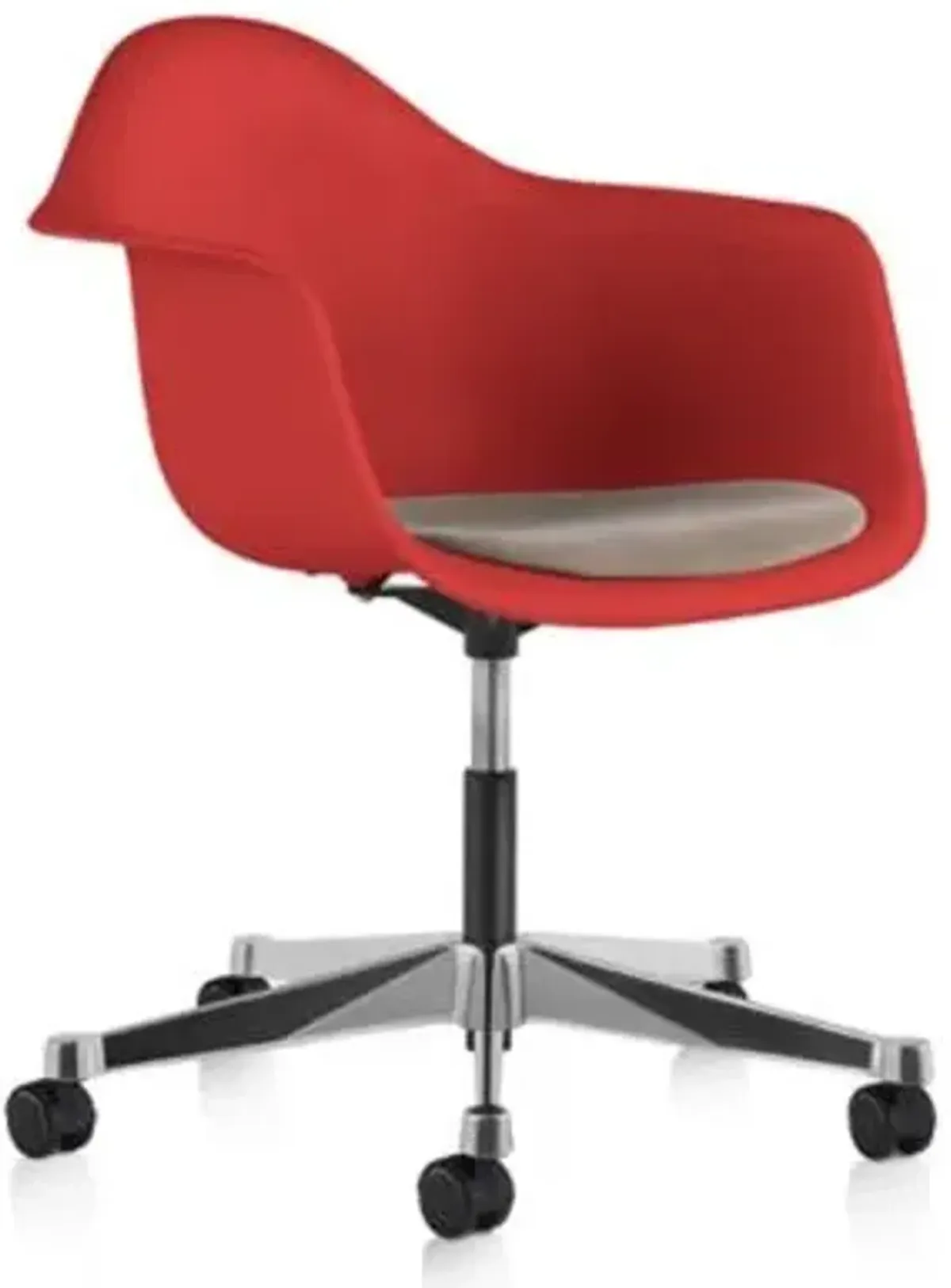 Eames Molded Plastic Task Armchair with Seat Pad