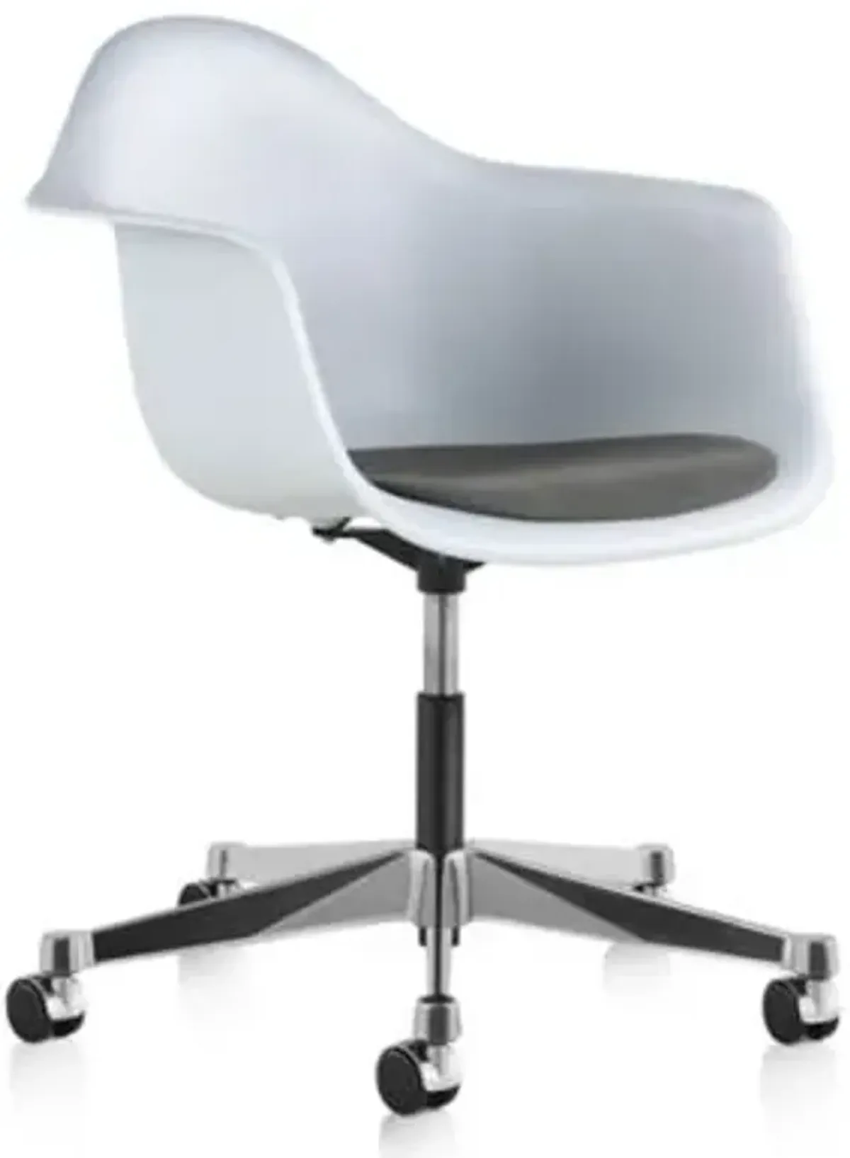 Eames Molded Plastic Task Armchair with Seat Pad