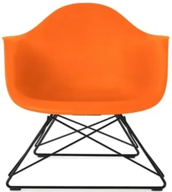 Eames Molded Plastic Armchair - Low Wire Base