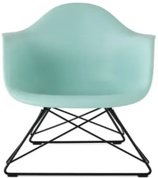 Eames Molded Plastic Armchair - Low Wire Base