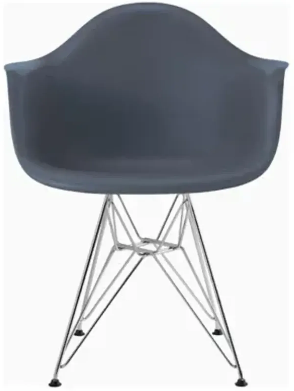 Eames Molded Plastic Armchair With Wire Base