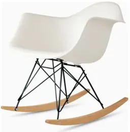 Cocoa / Base Finish: Black; Rocker Finish: Walnut color