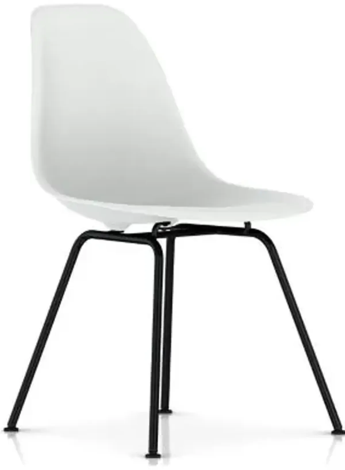 Eames Molded Plastic Side Chair - 4 Leg Base