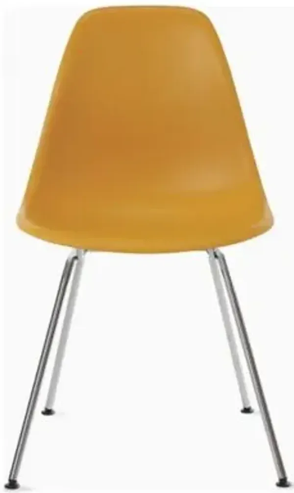 Eames Molded Plastic Side Chair - 4 Leg Base