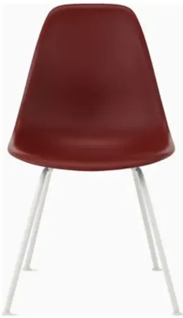 Eames Molded Plastic Side Chair - 4 Leg Base
