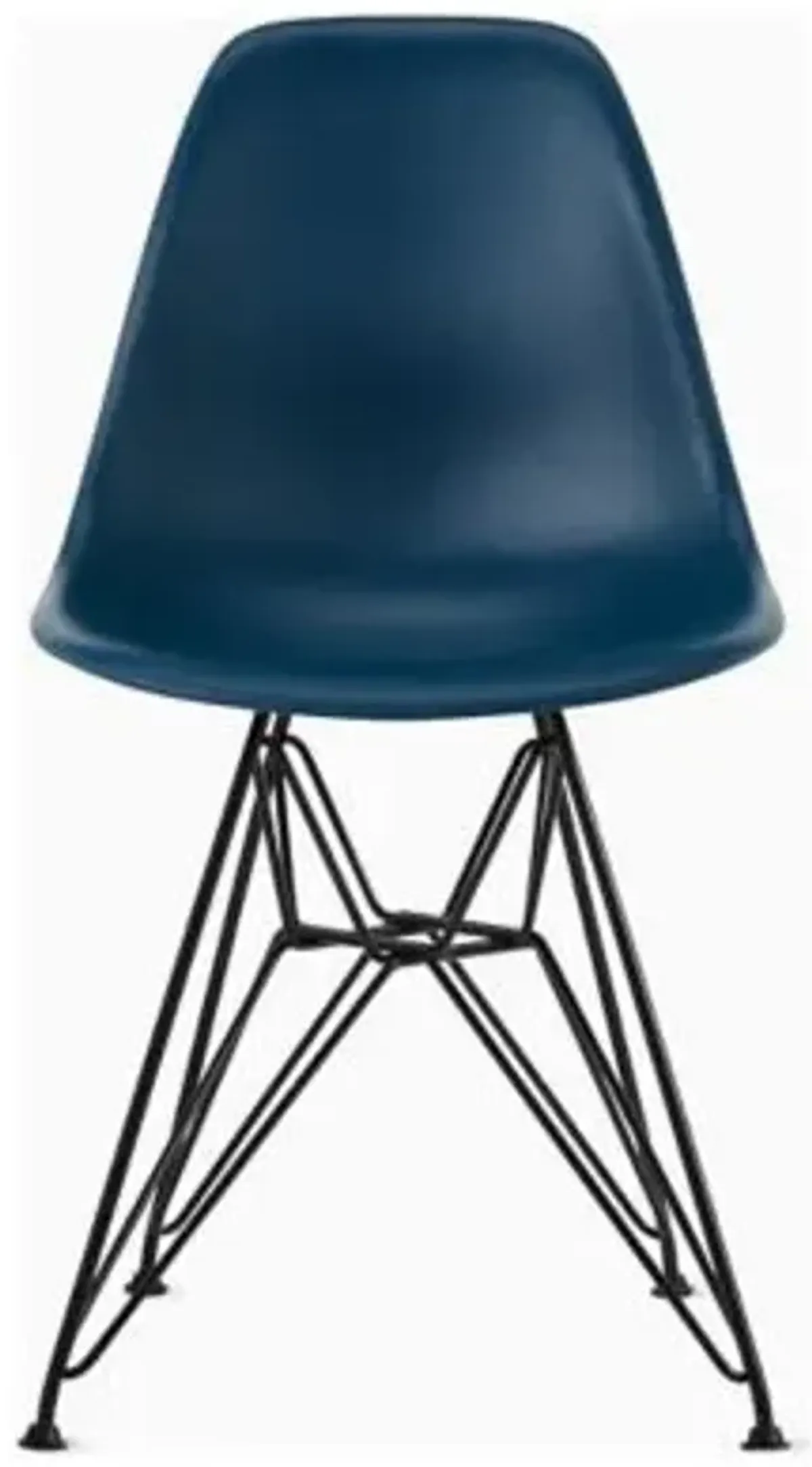Eames Molded Plastic Side Chair - Wire Base