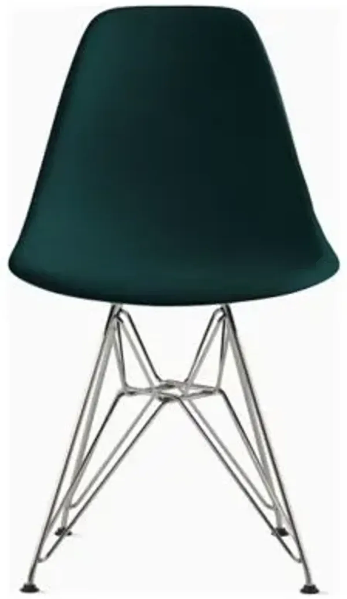 Eames Molded Plastic Side Chair - Wire Base