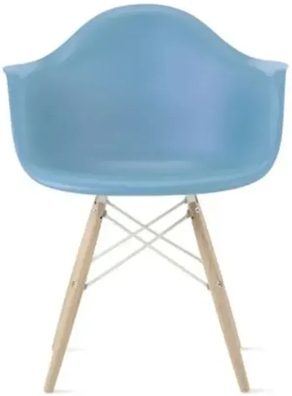 Eames Molded Plastic Armchair - Dowel Base
