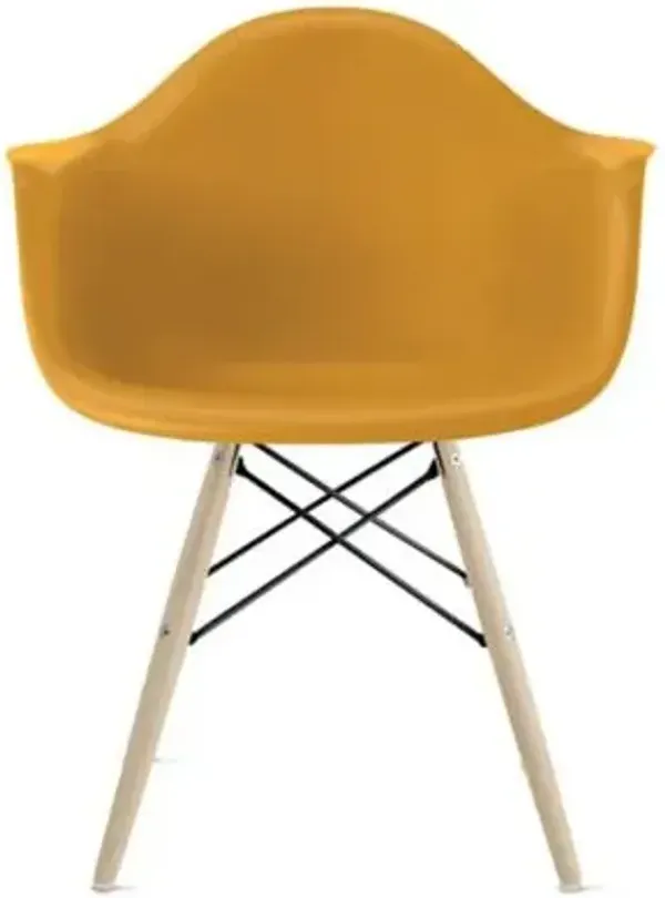 Eames Molded Plastic Armchair - Dowel Base