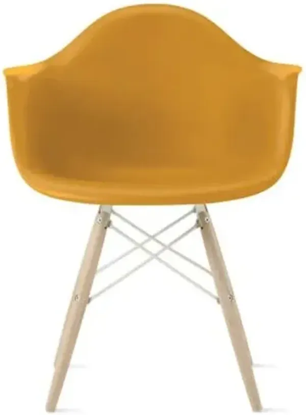 Eames Molded Plastic Armchair - Dowel Base