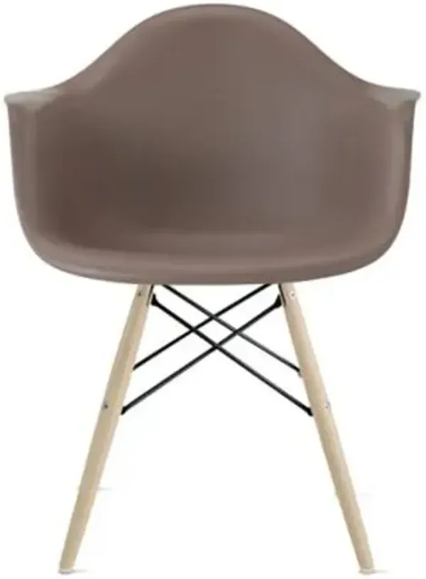 Eames Molded Plastic Armchair - Dowel Base